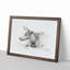 A Resting Cow by Jean Bernard - Single Picture Frame Print-55450903-55450902