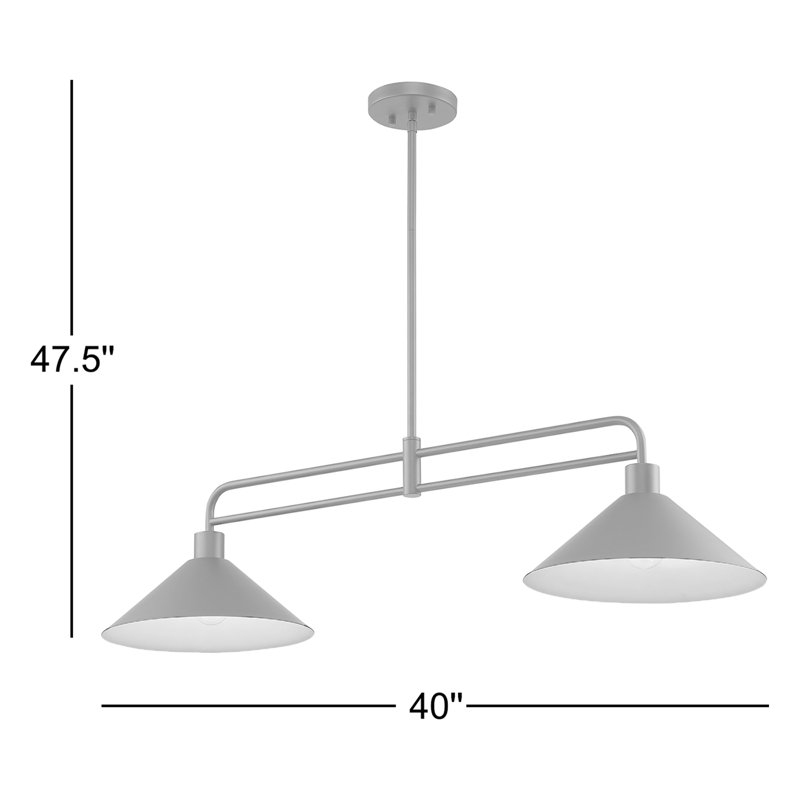 Luminaire suspendu industriel Fayra, Noir