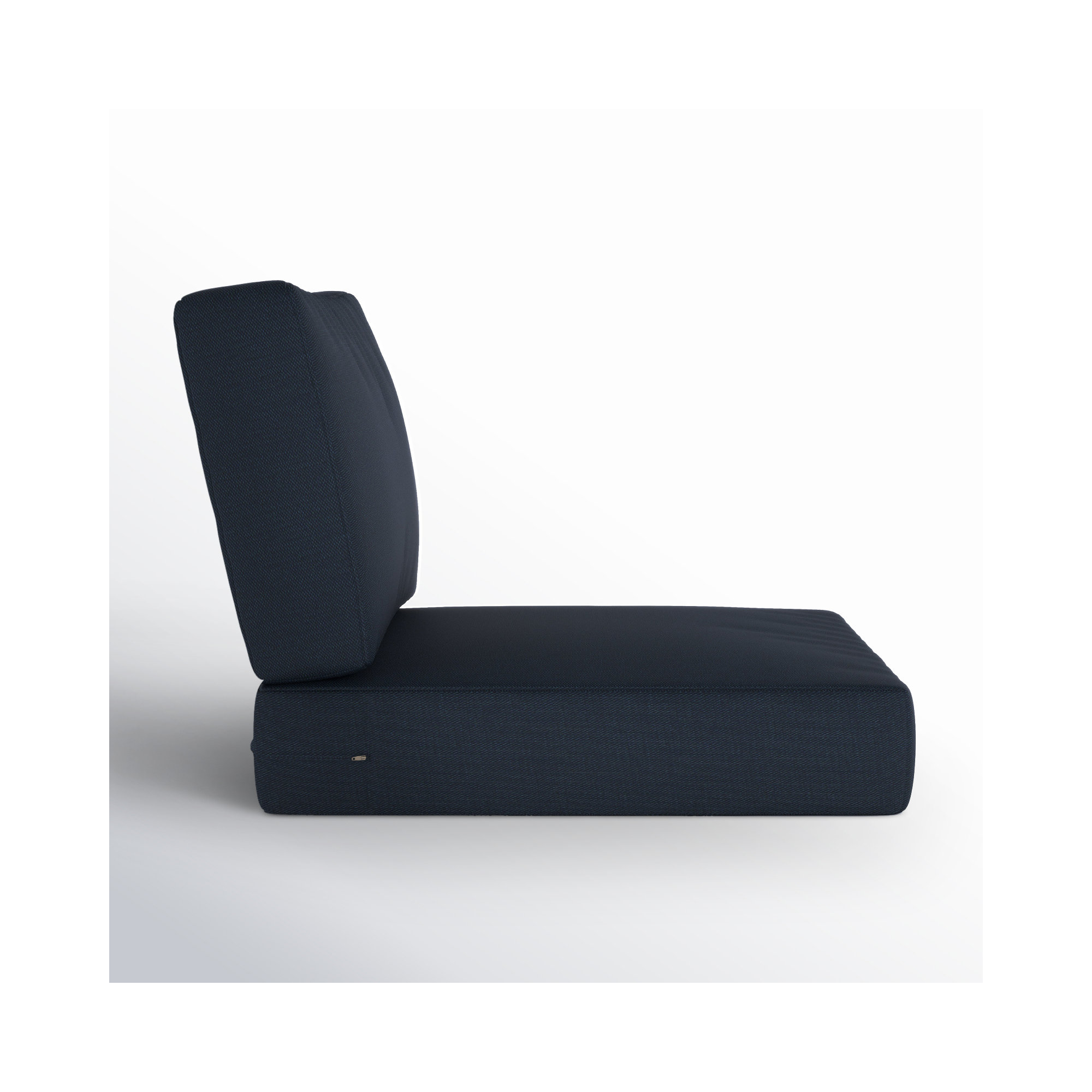 Outdoor Sunbrella Seat/Back Cushion, Canvas Navy Sunbrella® Canvas