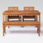 Bictor 4 - Person Acacia Patio Dining Set with Rectangular Table-90563279