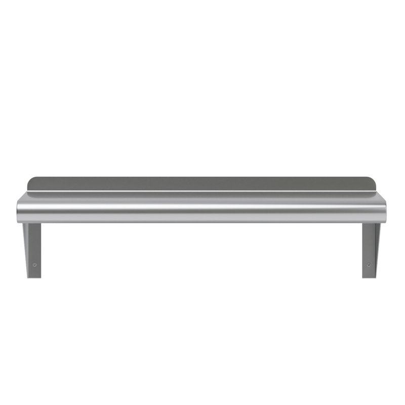 Tablette murale en acier inoxydable 8 po x 24 po