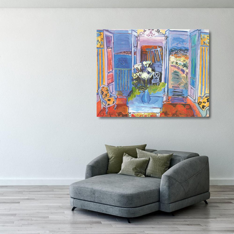 Interior with Open Window, 28" H x 36" W