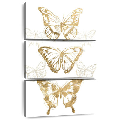 Brampt Gold Butterfly Contours II