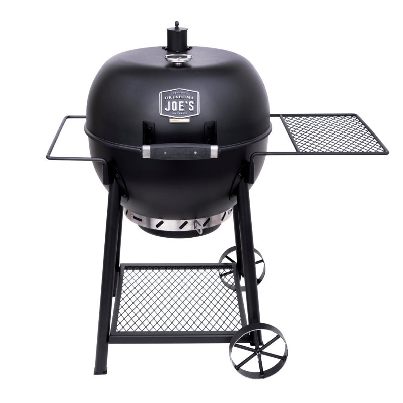 Blackjack 21.5 in. Heavy-Duty Kettle Charcoal Grill with 382 sq. in. Cooking Area in Black