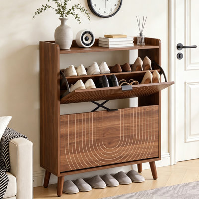 12 Pair Shoe Storage Cabinet