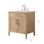 Meuble-lavabo simple 30 po avec dessus Sebastiano-111376085