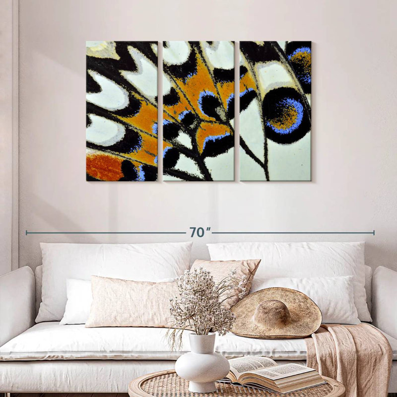 Butterfly Wing Close Up, 28" H x 45" W