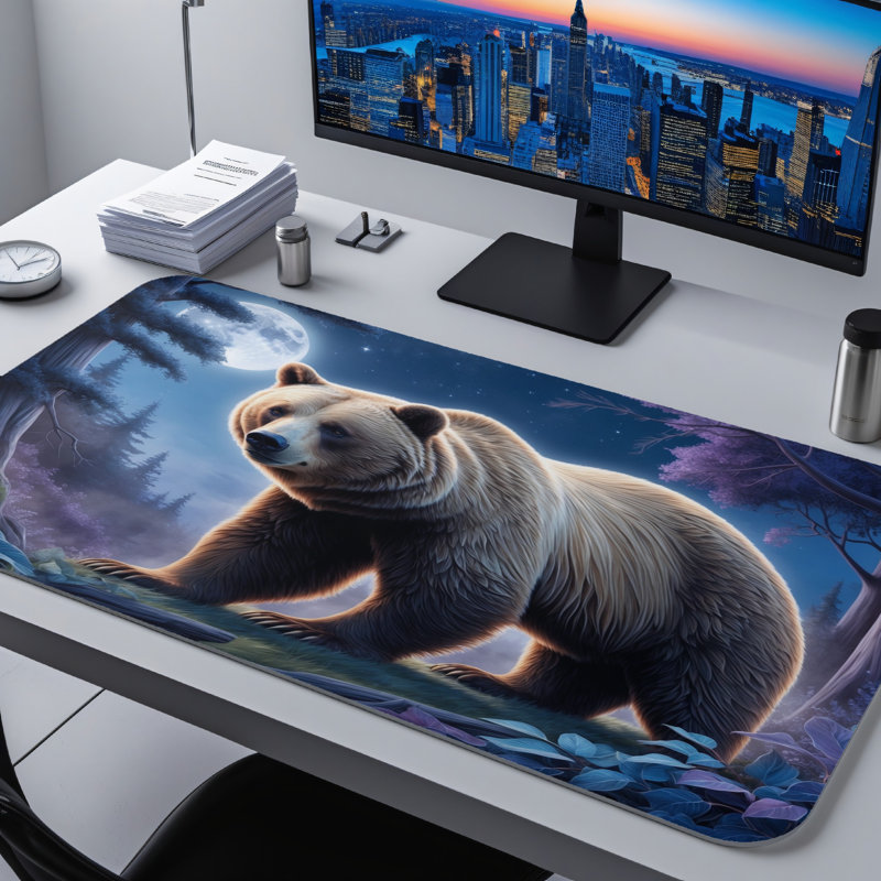 Polyester Desk Pad, 23.6x13.8