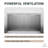 BRUNSTAG 30-Inch 600 CFM 4-Speed Stainless Steel Under Cabinet Convertible Residential Range Hood with LED Lamp