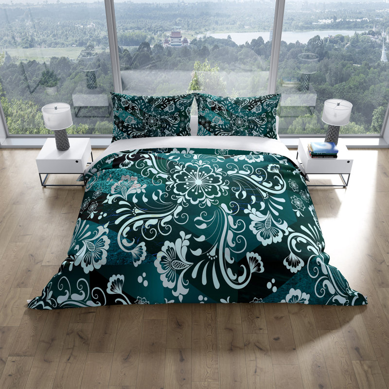 Ensemble de housse de couette, Housse de couette grand + 2 taies décoratives