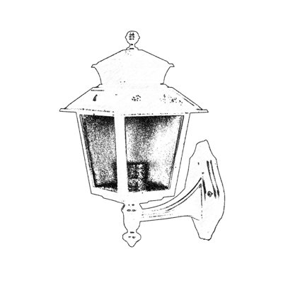 Outdoor Wall Lamp, Black ABS Body, 15.0 x 7.1 x 5.9 inches | IP65 Waterproof, Polycarbonate Cap, E27 Socket Max 40W | Vintage American Traditional Design for Patios, Porches & Gardens, Durable and Stylish