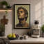 Contemplative Gaze Minimalist - Wrapped Canvas-295287354-295287348