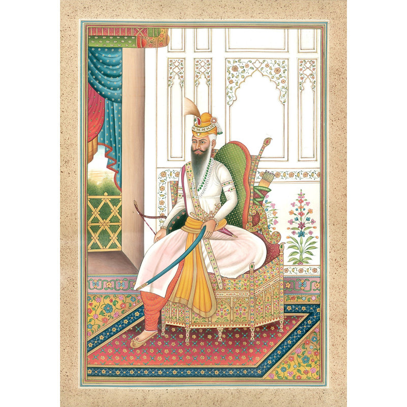 Maharaja Ranjit Singh | Aquarelle sur papier