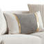Ensemble de meubles de salon Aurelia Modern Glam avec garniture en acier inoxydable doré, sièges à ressorts ensachés et coussins décoratifs assortis-1420974030-1420974031