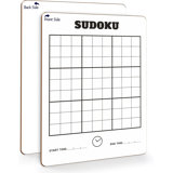 Scribbledo Dry Erase Sudoku For Kids Sudoku Puzzles For Adults All Ages 9”x12”