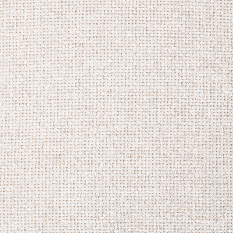 Fauteuil demi-tonneau de 35,83 po Novelle, Mélange de polyester blanc cassé Lyssa
