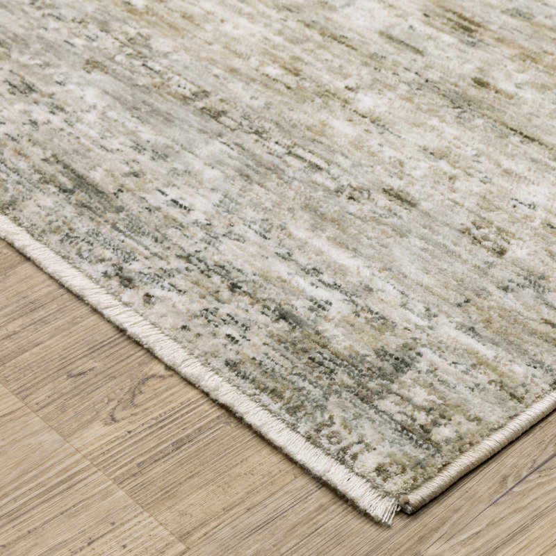 Tapis beige / gris Gloria, Rectangle 7 pi 10 po x 10 pi 2 po