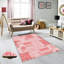 Élégant tapis imprimé en 3D, 4,6 x 7,2 pi | 100% polyester, hauteur des poils de 0,31 po, antibactérien | Revers en PVC antidérapant, lavable à la machine, parfait pour le salon ou la chambre à coucher, design durable et élégant-1218937531