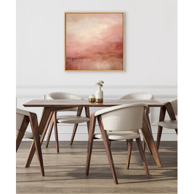 Tonal Abstract by The Creative Bunch Studio Framed Canvas Wall Art Print