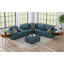  Repose-pieds avec rangement Harleigh en bleu sarcelle Palmer Plus-150096954