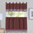 Pangkal Pinang Striped Tailored Kitchen Curtain-241559127-241559125