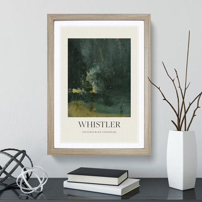 Nocturne in Black and Gold by James Mcneill Whistler - Picture Frame Painting