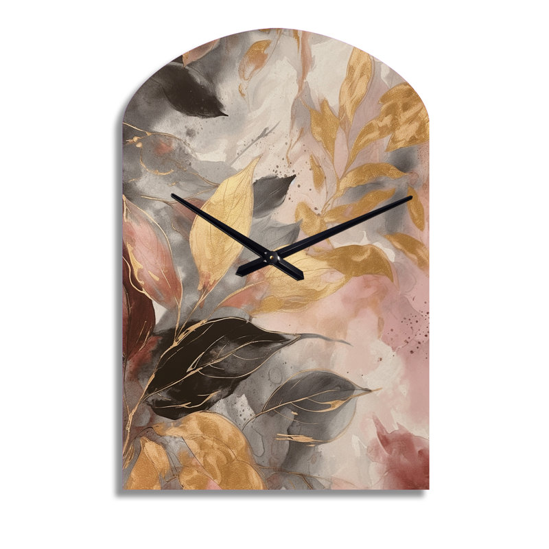 Horloge murale Calice Gold Herb Elixir, Moyenne