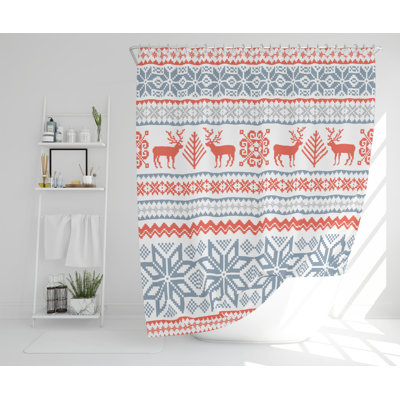 Garvin Polyester Shower Curtain Set