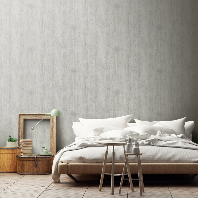 10.05m x 53cm Matte Wallpaper Roll, Grey