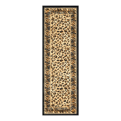 Testerman Animal Print Brown Area Rug