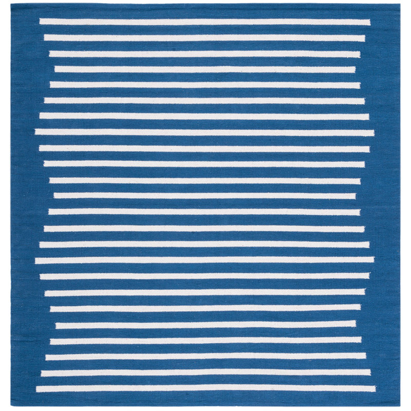 Tapis en coton tissé à la main Estyn, Carré 6 pi