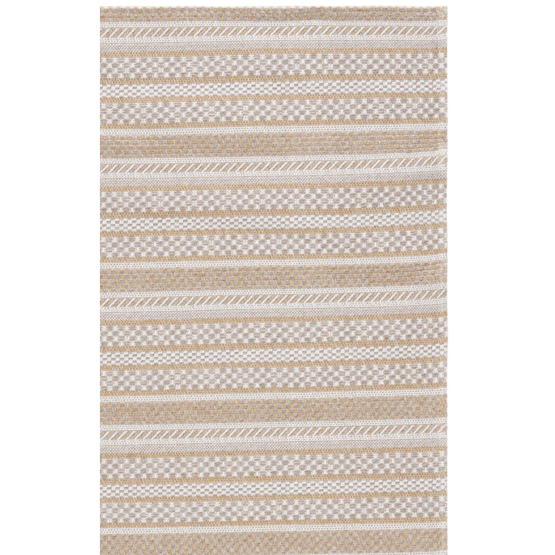 Tapis rayé en coton 412 Martha Stewart, Rectangle 5 pi x 7 pi
