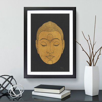 Head of Buddha Vol.2 by Reijer Stolk - Picture Frame Painting