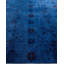 Tapis bleu nouvel âge 8 pi x 10 pi 3 po Cumbess