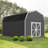 Hudson 12 ft. W x 12 ft. D Wood Storage Shed with Floor-113449381