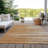  Machine Washable Indoor/Outdoor Chantille ACN996 Paprika Area Rug-185675683