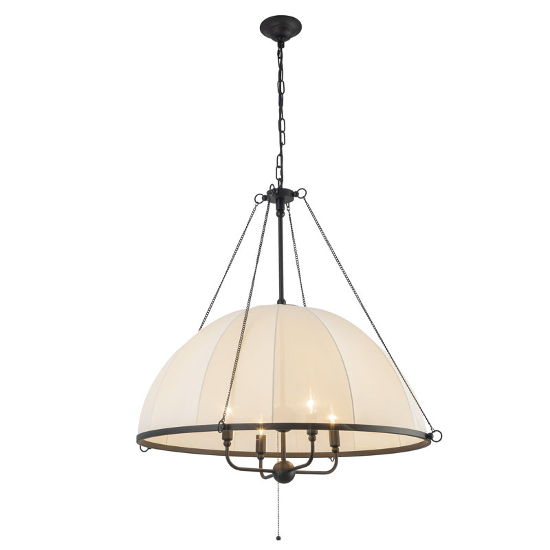 Crosby 4-Light Chandelier, Noir