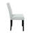 8032 Black Table And (4) Silver Chairs