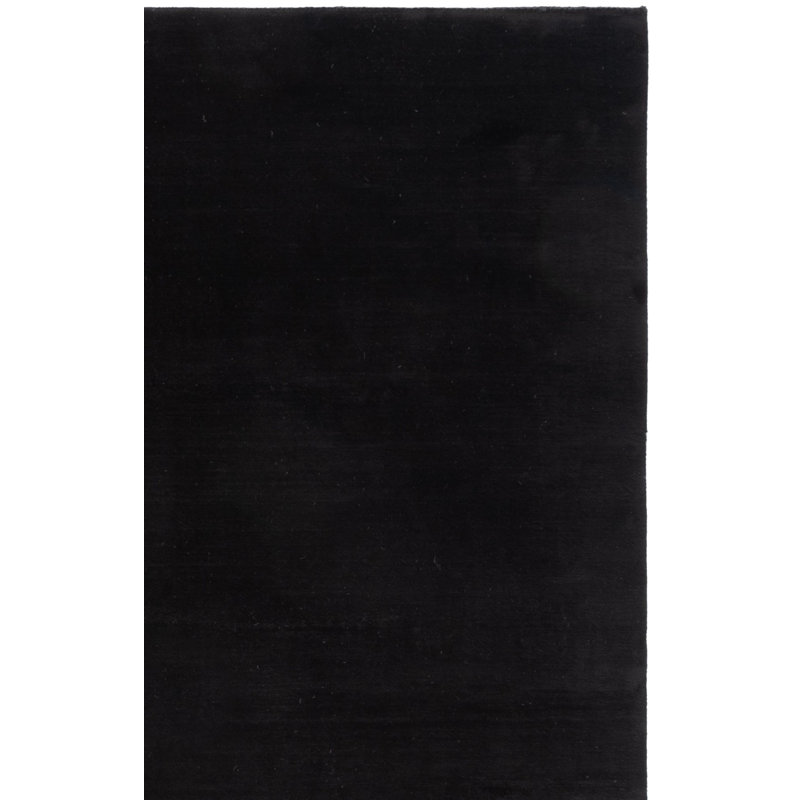 Endora Hand Loomed Viscose Solid Color Rug, Rectangle 8' x 10'