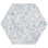 Terrazzo 9" Hexagon Matte Terrazzo Look Porcelain Tile