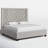 Charette Upholstered Wingback Bed-710362181-713713874