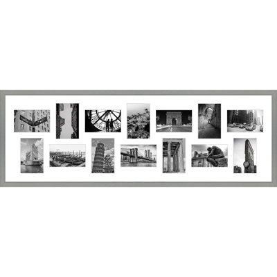 Adau Wood Picture Frame with Mat