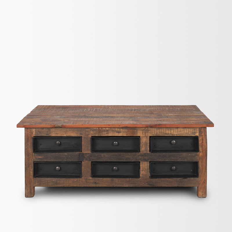 Garlene Solid Wood Single Coffee Table