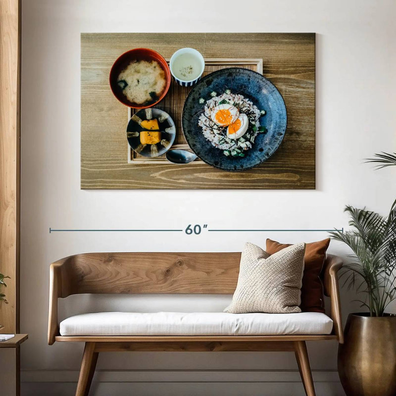 Repas japonais Yarlin, H 32 po x l 48 po