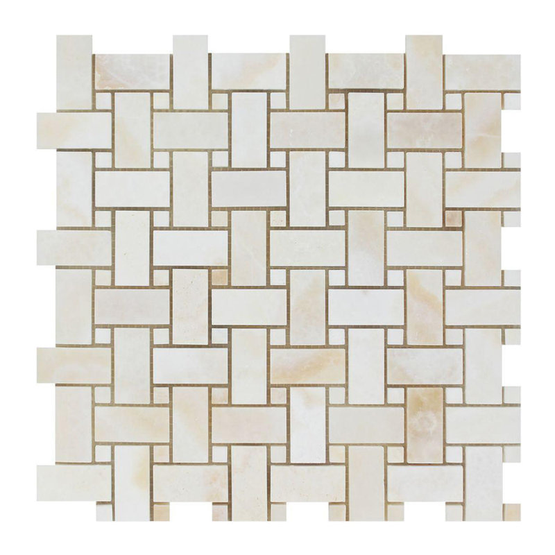 Carreau de mosaïque de mur et de plancher en pierre naturelle
