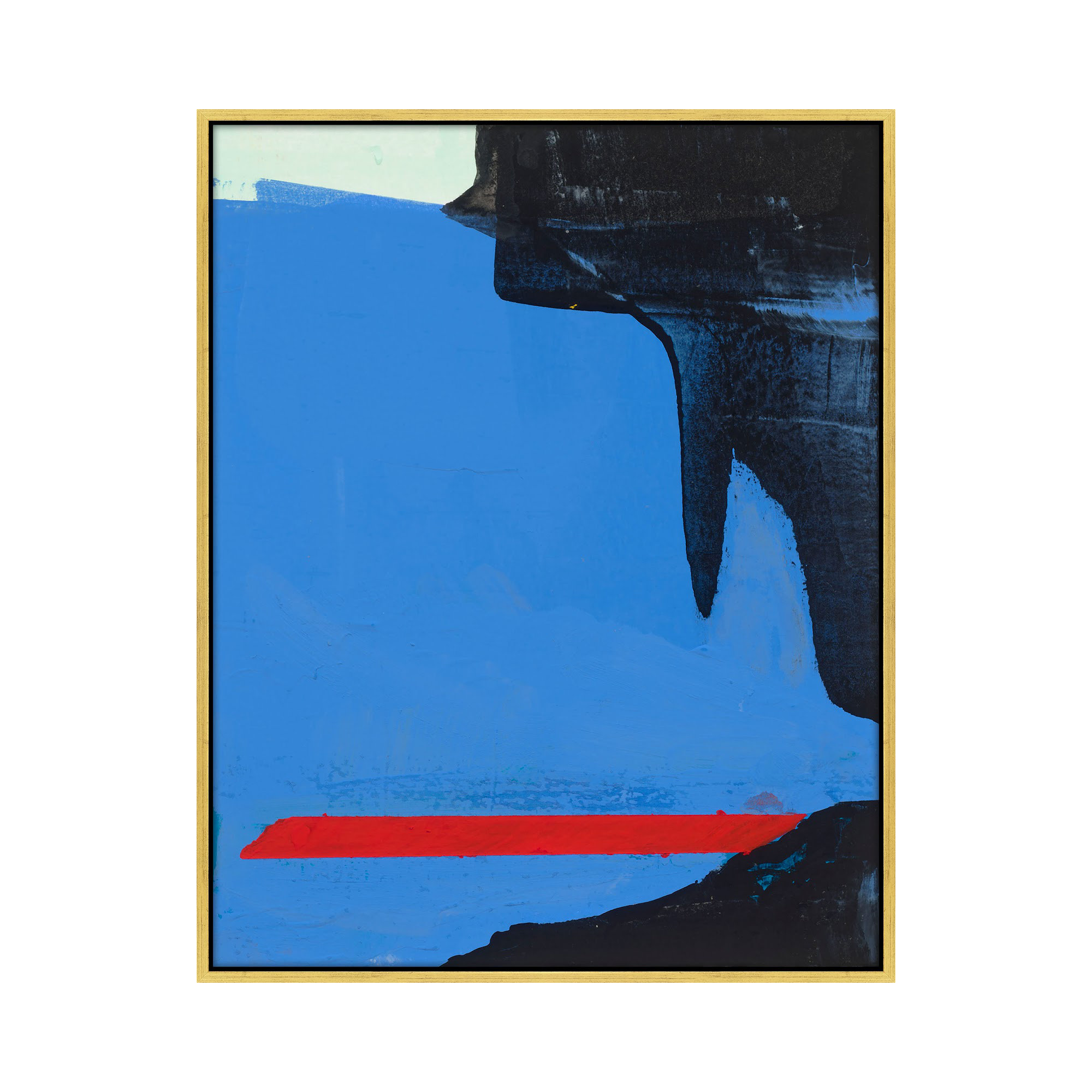 Beneath The Blue 3 by Andrea Stokes, Gold Framed, 50" H x 40" W x 1.375" D