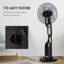 Misting Amesha 120Cm Oscillating Standing Fan