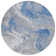 Machine Washable Indoor/Outdoor Cinead ACN1682 Blue Rug
