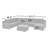 Aindriu 151.5" Wide Reversible Modular Large Sectional-358154156