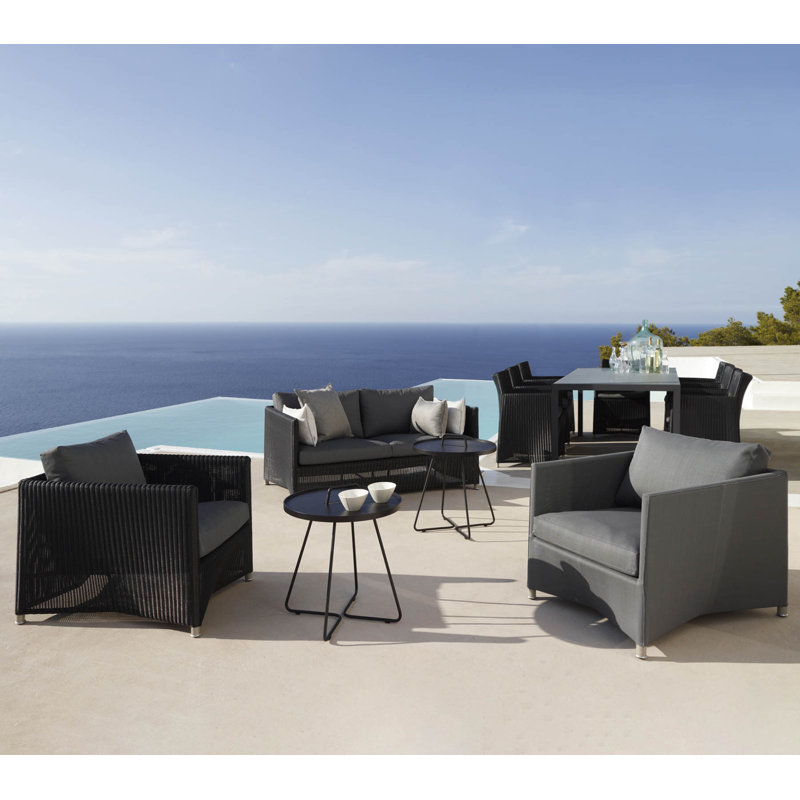 Outdoor Dining Armchair with Sunbrella® Cushions